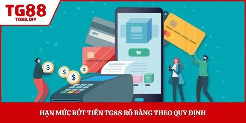 Hạn mức rút tiền TG88 rõ ràng theo quy định 